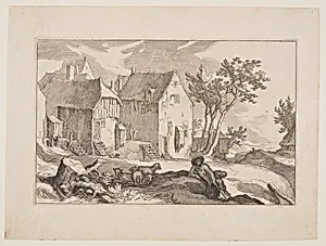 Plate 10, from Landscapes with Farmhouses