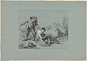 Plate 10, from The Set of 12 Pastorals Scenes