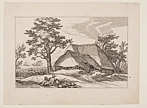Plate 12, from Landscapes with Farmhouses