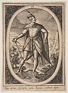 Plate 13 from Military Figures
