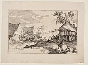 Plate 16, from Landscapes with Farmhouses