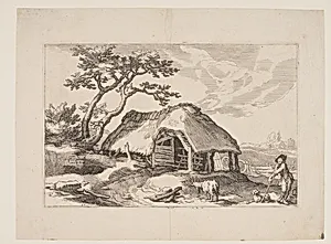 Plate 17, from Landscapes with Farmhouses