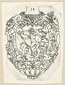 Plate 18, from twenty ornamental designs for goblets and beakers