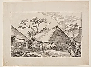 Plate 2, from Landscapes with Farmhouses