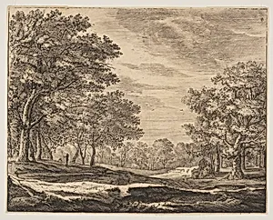 Plate 5, from Six Views in the Wood of The Hague