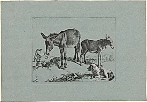 Plate 5, from The Set of 12 Pastorals Scenes