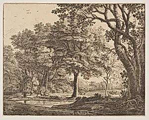 Plate. 6, from Six Views in the Wood of The Hague