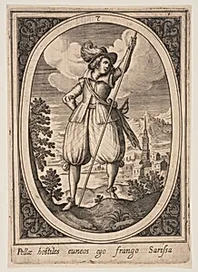 Plate 7 from Military Figures