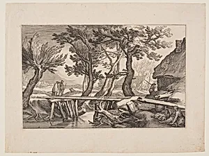 Plate 8, from Landscapes with Farmhouses