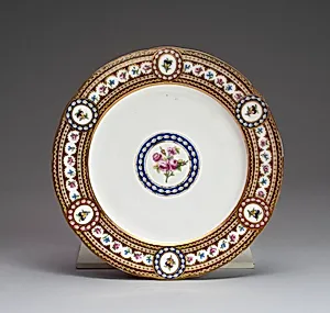 Plate from a service ordered by Marie-Antoinette