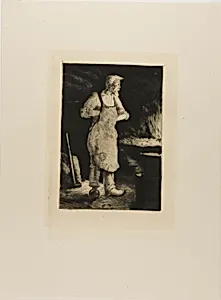 Plate from l'Assommoir (blacksmith)