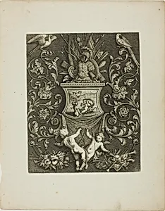 Plate Nine, from A New Book of Ornaments