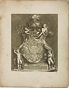 Plate One, from A New Book of Ornaments