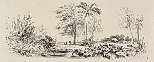 Plate one, from Radierversuche