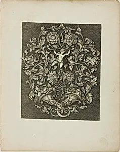 Plate Three, from A New Book of Ornaments