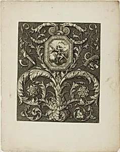 Plate Twelve, from A New Book of Ornaments