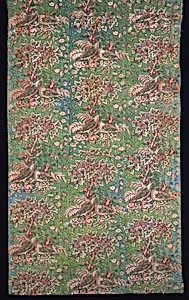 Plum Trees and Pheasants (Furnishing Fabric)
