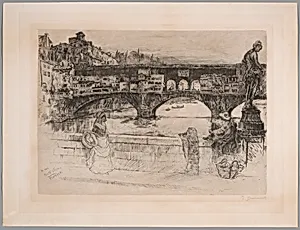 Ponte Vecchio, Florence (First Plate)