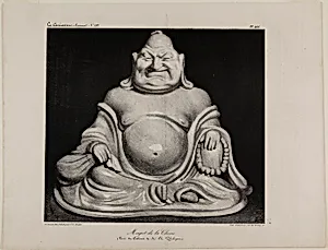 Porcelain figure from China (taken from the private collection of Mr. Charles Philipon), plate 416 by Honoré-Victorin Daumier