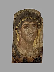 Portrait of a Man Wearing a Laurel Wreath