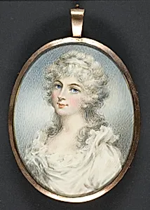 Portrait of a Woman in White Dress