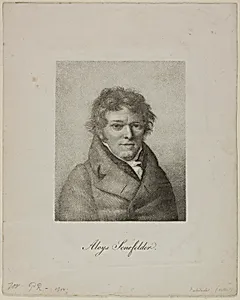 Portrait of Alois Senefelder