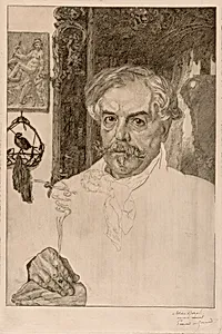 Portrait of Edmond de Goncourt