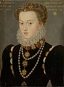 Portrait of Elizabeth of Austria, Wife of King Charles IX of France