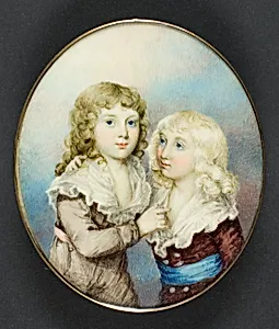 Portrait of Two Children