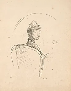 Portrait Study: Miss Rosalind Birnie Philip by James McNeill Whistler