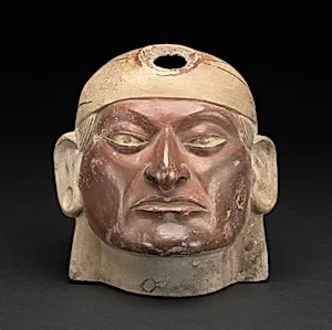 Portrait Vessel of a Ruler, Stirrup Missing by Moche