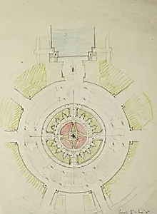 Potomac Round Point, Washington D.C., Plan Sketch