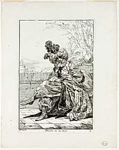 Prestre de la Loy, plate nine from Caravanne du Sultan à la Mecque