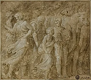 Procession of Figures and Oxen