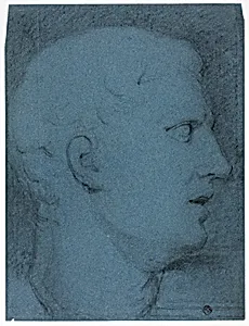 Profile of Head after a Cast (recto and verso)
