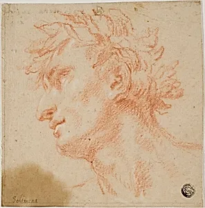 Profile of Male Head, Crowned with Laurel Leaves