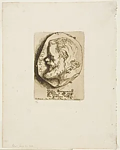 Profile Portrait of Charles Meryon