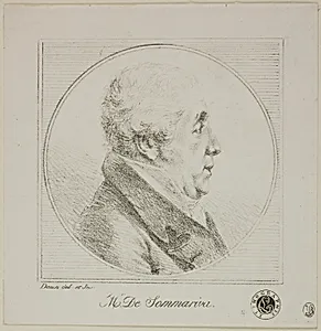 Profile Portrait of Monsieur de Sommariva by Dominique-Vivant Denon