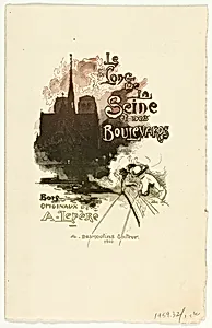 Prospectus for Le Long de la Seine et des Boulevards