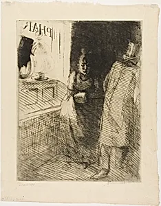 Prostitution, plate ten from Woman