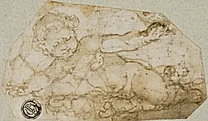 Putto with Garland