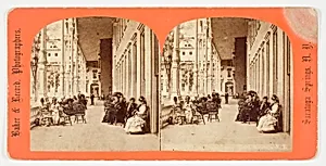 Rear Piazza, Grand Union Hotel, Saratoga, N.Y., No. 26 from the series "Saratoga Springs, N. Y."