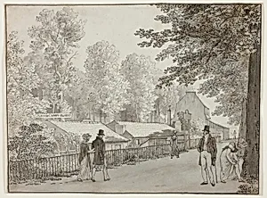 Relais, Avenue des Champs-Élysées, Paris (recto); Scene from the Life of Odysseus (verso)