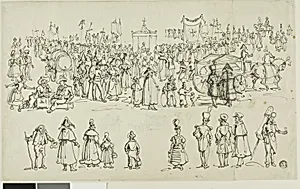 Religious Festival in Northern France, possibly Normandy