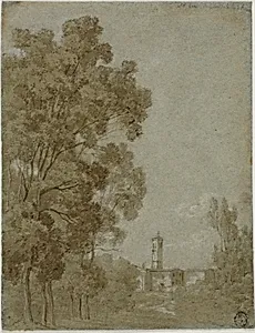 Roman Landscape with View of Church
