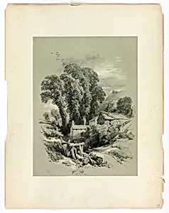 Row W. Trefriw, Wales, from Picturesque Selections