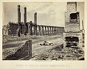 Ruins of the R.R. Depot Charleston, S.C. by George N. Barnard