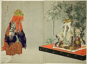 Ryo-ko, from the series "One Hundred No Dramas (Nogaku hyakuban)" by Tsukioka Kôgyo