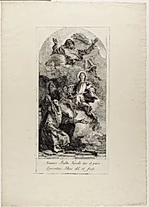 Saint Anne and Saint Joachim Offering the Virgin Mary as a Child to the Eternal Father