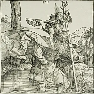 Saint Christopher by Albrecht Dürer
